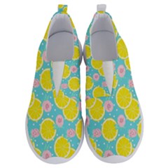 Blue Neon Lemons No Lace Lightweight Shoes by ConteMonfrey