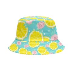 Blue Neon Lemons Inside Out Bucket Hat by ConteMonfrey