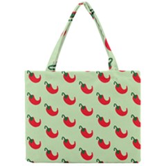 Small Mini Peppers Green Mini Tote Bag by ConteMonfrey