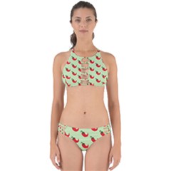 Small Mini Peppers Green Perfectly Cut Out Bikini Set by ConteMonfrey