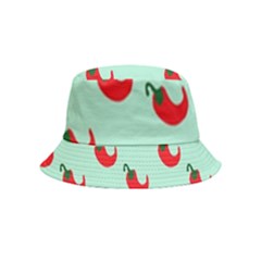 Small Mini Peppers Blue Bucket Hat (kids) by ConteMonfrey