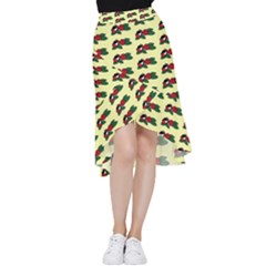 Guarana Fruit Clean Frill Hi Low Chiffon Skirt by ConteMonfrey
