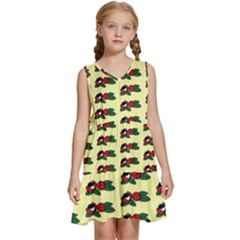 Guarana Fruit Clean Kids  Sleeveless Tiered Mini Dress by ConteMonfrey