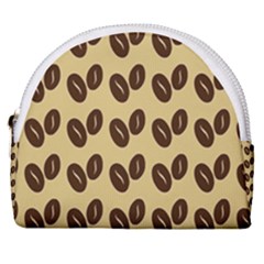Coffee Beans Horseshoe Style Canvas Pouch by ConteMonfrey
