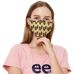 Coffee Beans Fitted Cloth Face Mask (adult) by ConteMonfrey