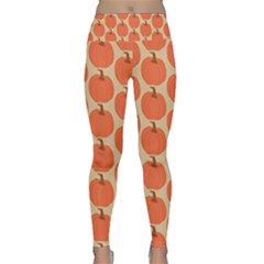 Cute Pumpkin Lightweight Velour Classic Yoga Leggings by ConteMonfrey