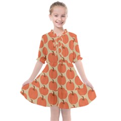 Cute Pumpkin Kids  All Frills Chiffon Dress by ConteMonfrey