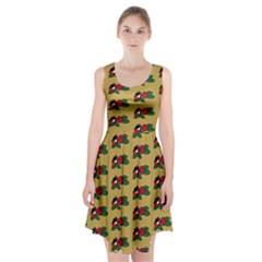 Guarana Fruit Brown Racerback Midi Dress by ConteMonfrey