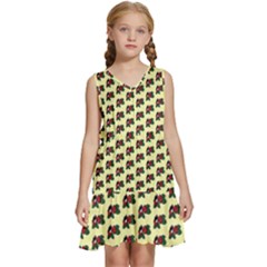 Guarana Fruit Small Kids  Sleeveless Tiered Mini Dress by ConteMonfrey