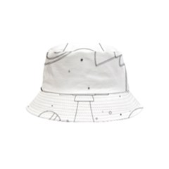 Going To Space - Cute Starship Doodle  Bucket Hat (kids) by ConteMonfrey