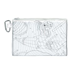 Little Boy Explorer Canvas Cosmetic Bag (large) by ConteMonfrey