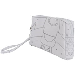 Starship Doodle - Space Elements Wristlet Pouch Bag (small) by ConteMonfrey