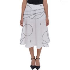 The Cuteness Of Saturn Perfect Length Midi Skirt by ConteMonfrey