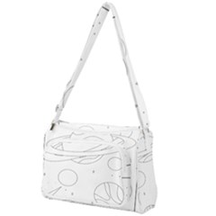 The Cuteness Of Saturn Front Pocket Crossbody Bag by ConteMonfrey