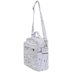 Starships Silhouettes - Space Elements Crossbody Day Bag by ConteMonfrey
