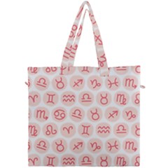 All Zodiac Signs Canvas Travel Bag by ConteMonfrey