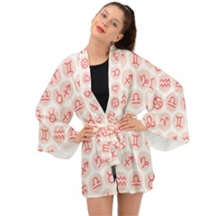 All Zodiac Signs Long Sleeve Kimono by ConteMonfrey