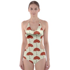 Under My Umbrella Cut-out One Piece Swimsuit