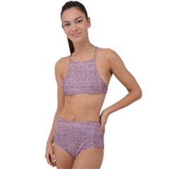 Terracotta Linen High Waist Tankini Set by ConteMonfrey