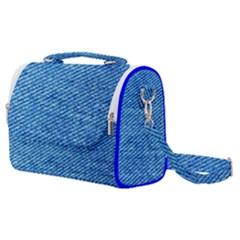 Blue Denim  Satchel Shoulder Bag by ConteMonfrey