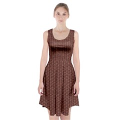 Terracotta Straw - Country Side  Racerback Midi Dress