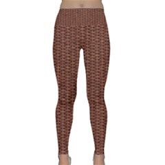 Terracotta Straw - Country Side  Lightweight Velour Classic Yoga Leggings by ConteMonfrey