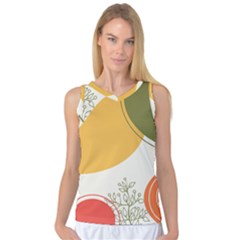 Multi Color Pattern Women s Basketball Tank Top by designsbymallika