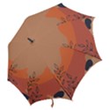 ORANGE PATTERN Hook Handle Umbrellas (Large) View2