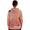 ORANGE PATTERN Women s Zipper Hoodie View2