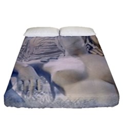 Three Graces Collage Artwork Fitted Sheet (queen Size) by dflcprintsclothing