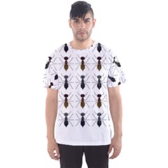 Ants Insect Pattern Cartoon Ant Animal Men s Sport Mesh Tee