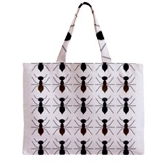 Ants Insect Pattern Cartoon Ant Animal Zipper Mini Tote Bag