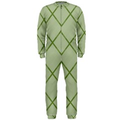 Discreet Green Plaids Onepiece Jumpsuit (men) by ConteMonfrey