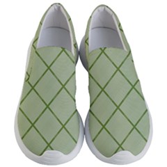 Discreet Green Plaids Women s Lightweight Slip Ons by ConteMonfrey