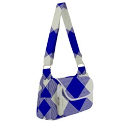 Blue And White Diagonal Plaids Multipack Bag by ConteMonfrey