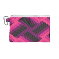 Background Pattern Texture Design Canvas Cosmetic Bag (medium)