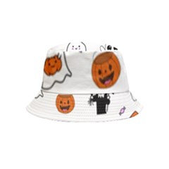 Halloween Jack O Lantern Vector Inside Out Bucket Hat (kids)