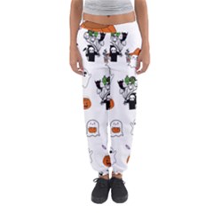 Halloween Jack O Lantern Vector Women s Jogger Sweatpants by Ravend