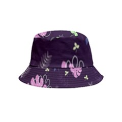 Monstera Leaves Plant Tropical Nature Bucket Hat (kids) by Ravend