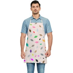 Bottle Pattern Water Flat Kitchen Apron