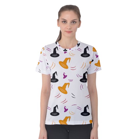 Witch Hat Witch Magic Halloween Women s Cotton Tee by Ravend