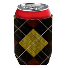 Modern Yellow golden Plaid Can Holder