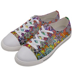 Flower Nature Garden Bloom Flora Men s Low Top Canvas Sneakers