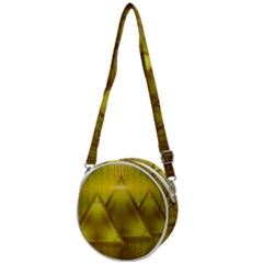 Hieroglyphic Egypt Egyptian Crossbody Circle Bag