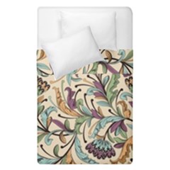 Wallpaper Floral Pattern Duvet Cover Double Side (single Size)