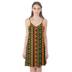 African Pattern Texture Camis Nightgown 