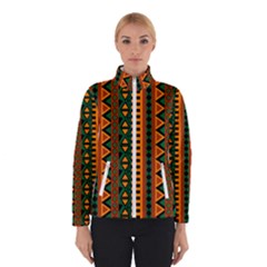 African Pattern Texture Women s Bomber Jacket