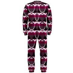 Background Geometric Pattern Orb Pattern Onepiece Jumpsuit (men)