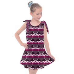 Background Geometric Pattern Orb Pattern Kids  Tie Up Tunic Dress by Ravend