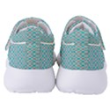 Diagonal Turquoise Plaids Women s Velcro Strap Shoes View4